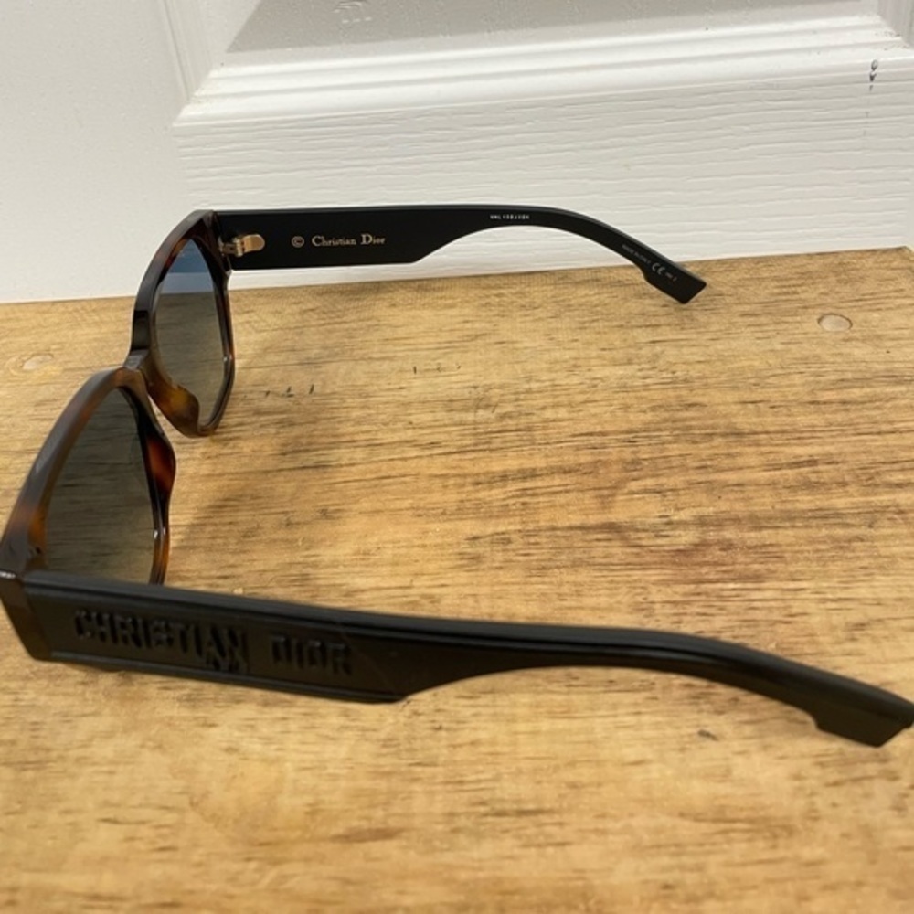 DIOR DIORID1 57-16 145 Dark Havana Tortoise Sunglasses - Picture 6 of 16